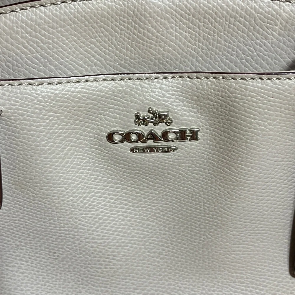 Coach Minetta Satchel Crossbody Bag Gray - Picture 2 of 6